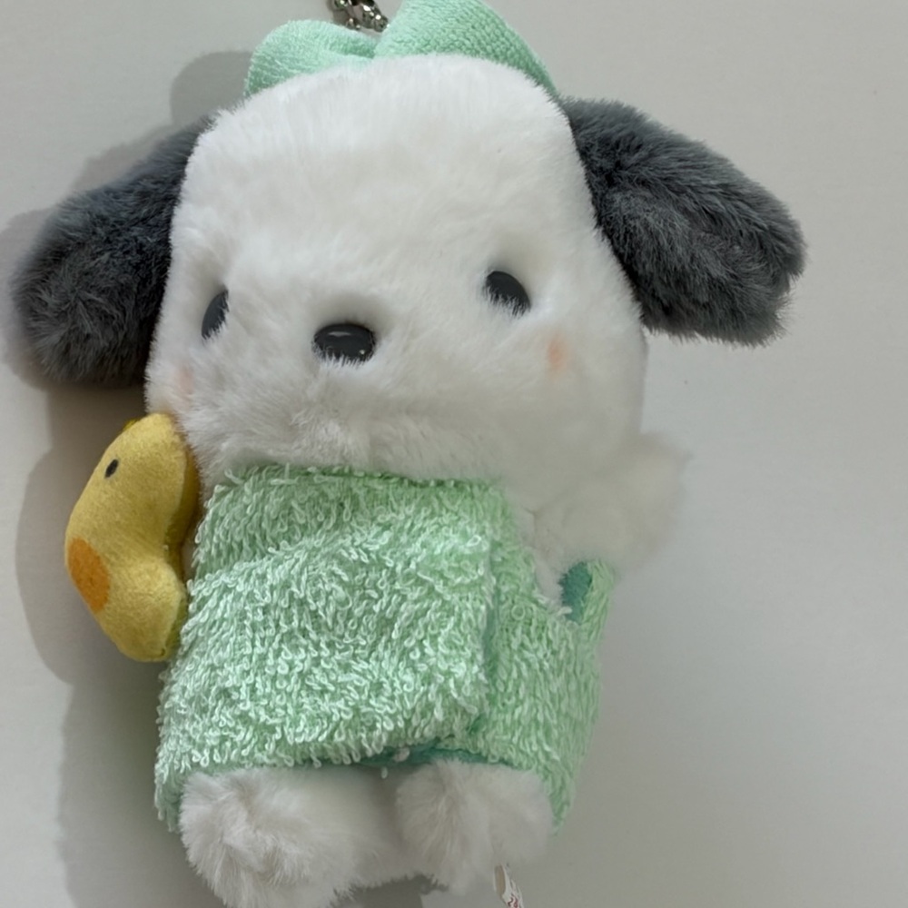 Sanrio Pochacco Onsen Bath Plush Keychain/Charm
